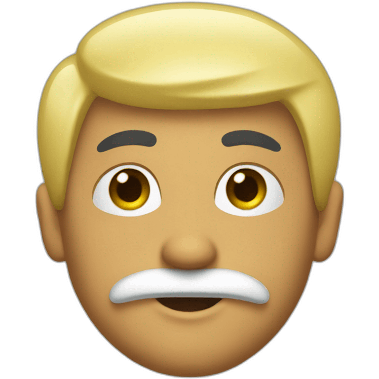 carlos patinha wth a blonde moustache emoji