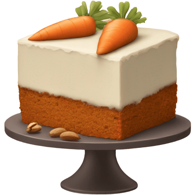 Carrot cake with nuts  emoji