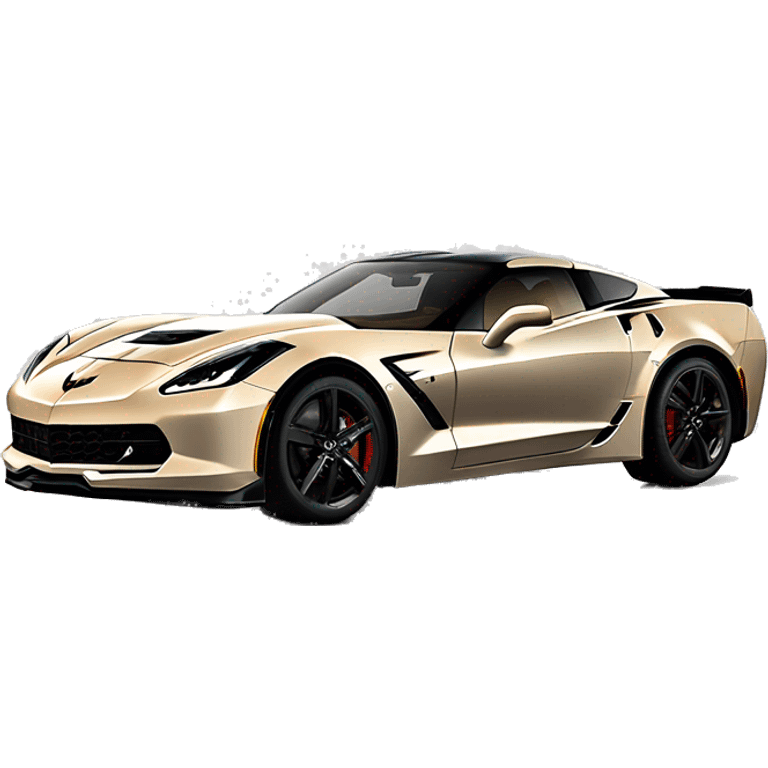 2014 Chevrolet Corvette C7 ZR1 beige color emoji