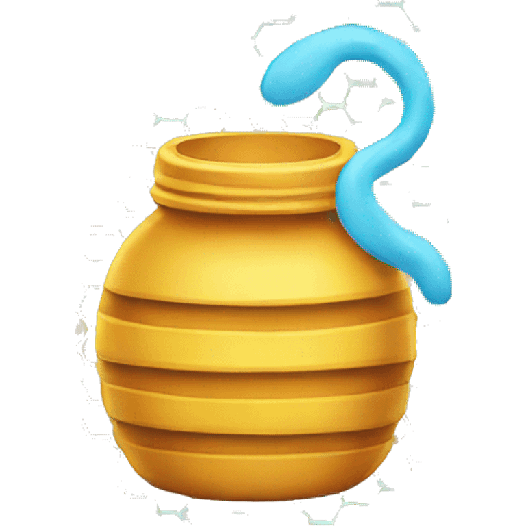  the honey pot emoji but all coloured rainbow emoji