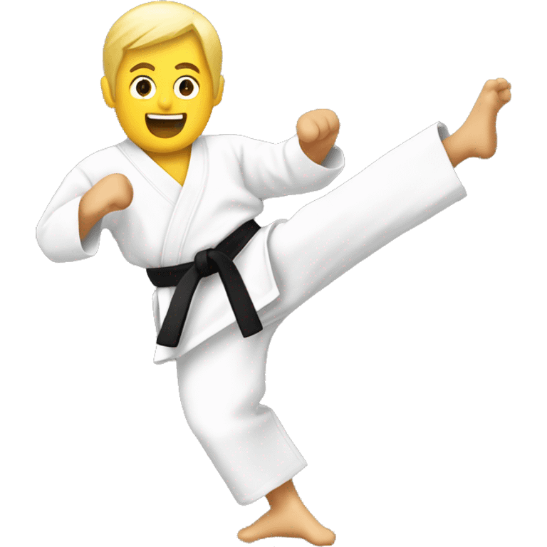 Karate kick emoji