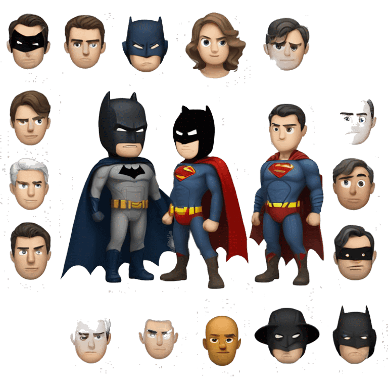 batman vs superman emoji