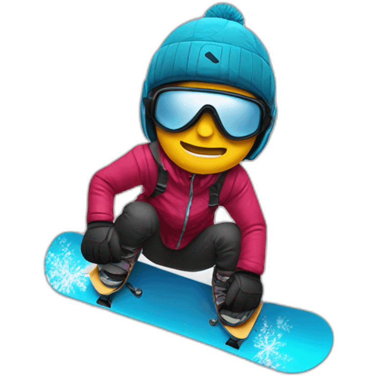 BAD SNOWBOARDING emoji