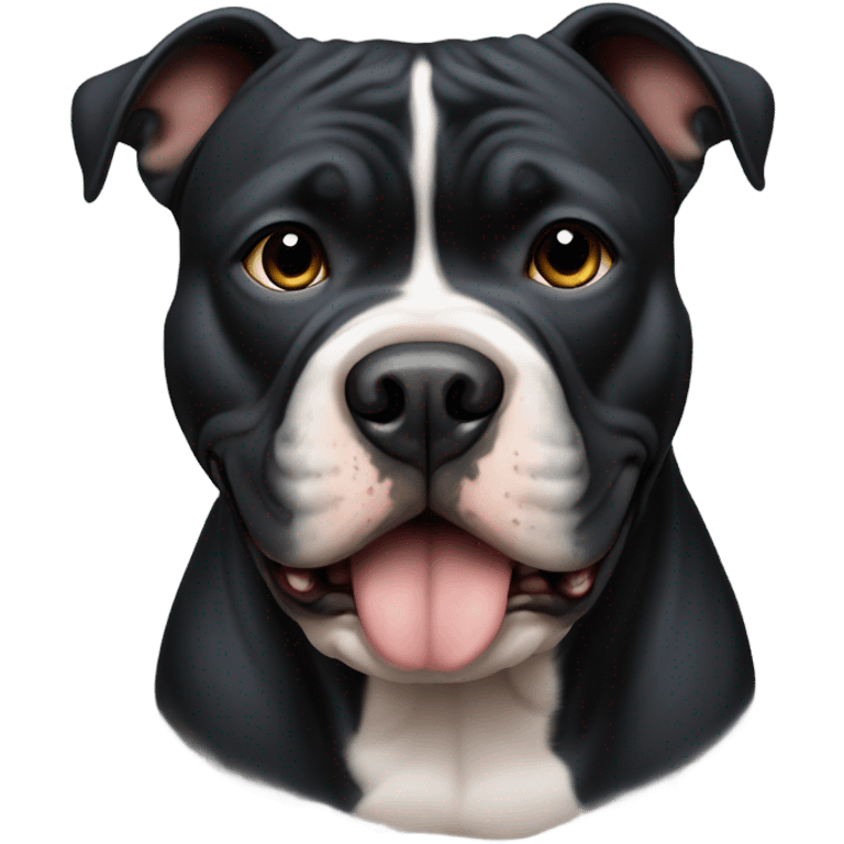 black american bully with blunt emoji