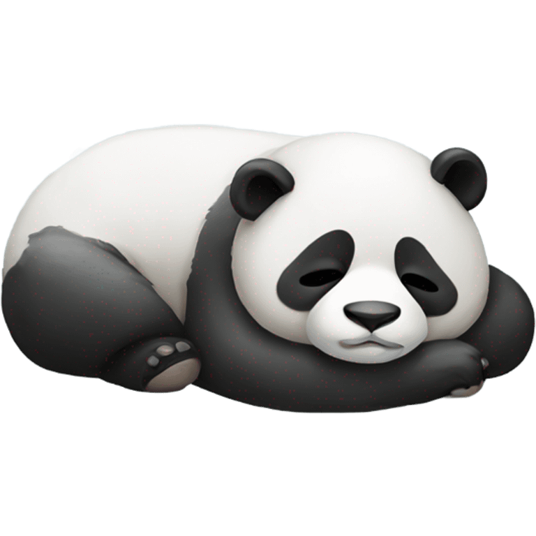 Panda sleeping emoji