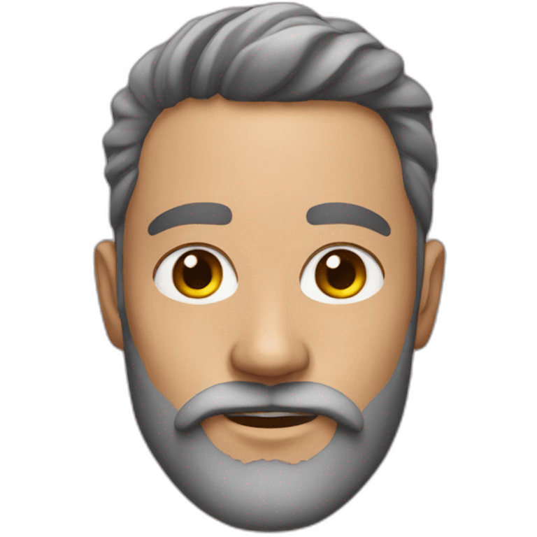 Atlethic- beard-runner emoji