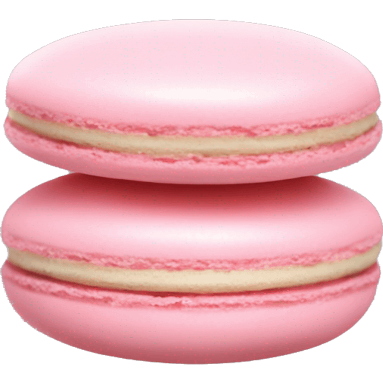 Light pink macaron emoji