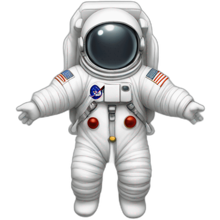 white baby body astronaut emoji