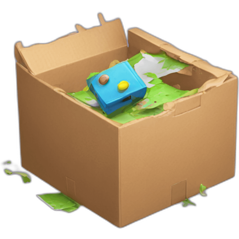 Game box destroyed emoji