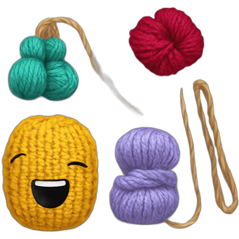 Crochet pull emoji