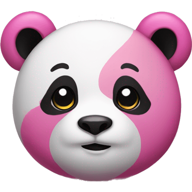 Pink panda emoji