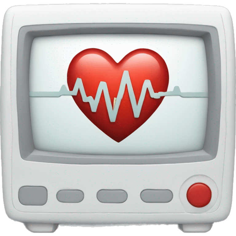 heart monitor emoji