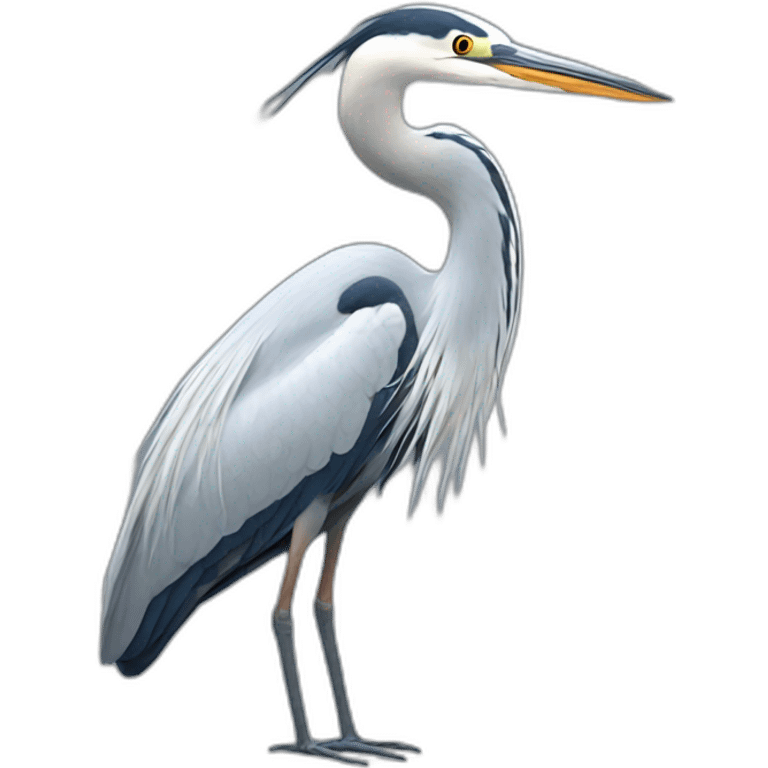 un heron emoji