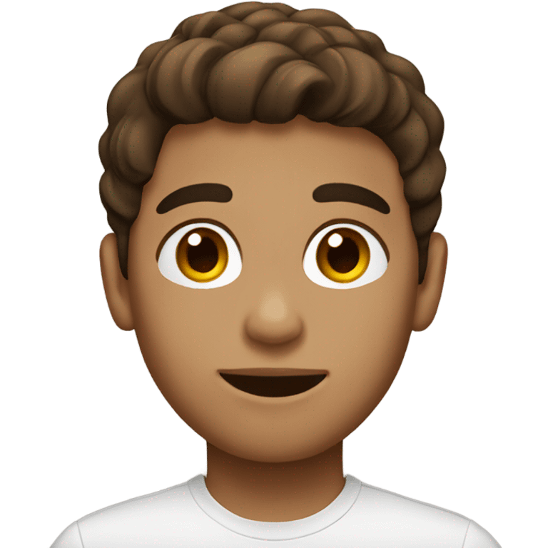 latino boy with white girl brown hair emoji