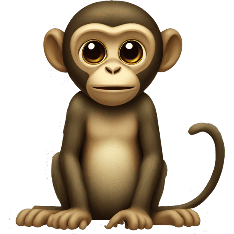 Dominican bamboo monkey emoji