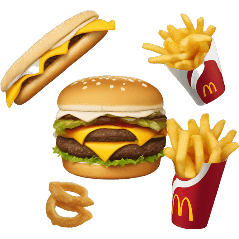 mc donalds combo emoji