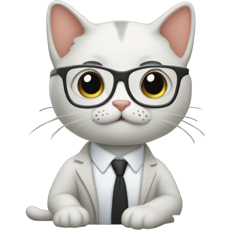 Cat lawyer emoji