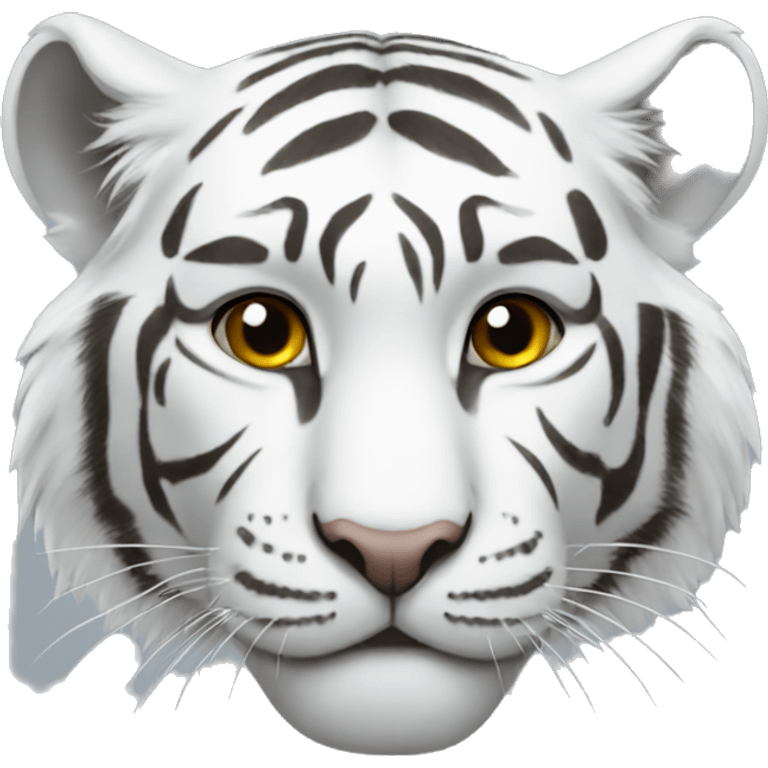 white tiger emoji