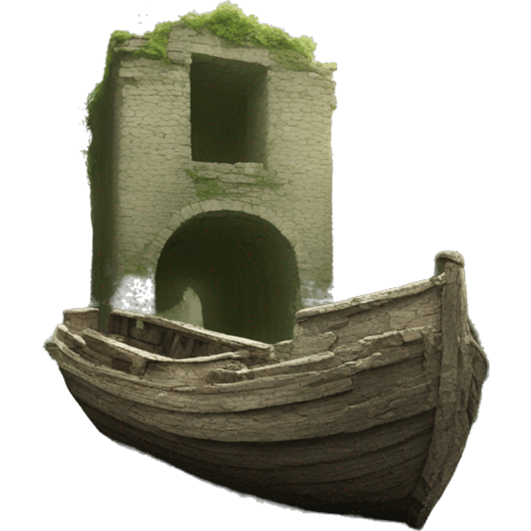 Bateau en ruine emoji