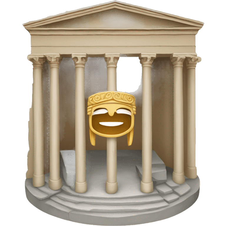 Greek Epidauros theatre emoji