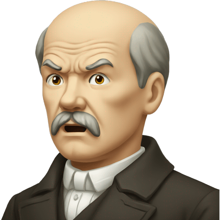 Vladimir Lenin in shock emoji