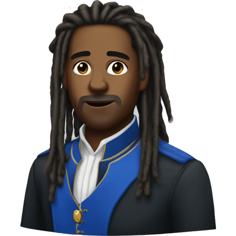 Duke Dennis with dreads emoji