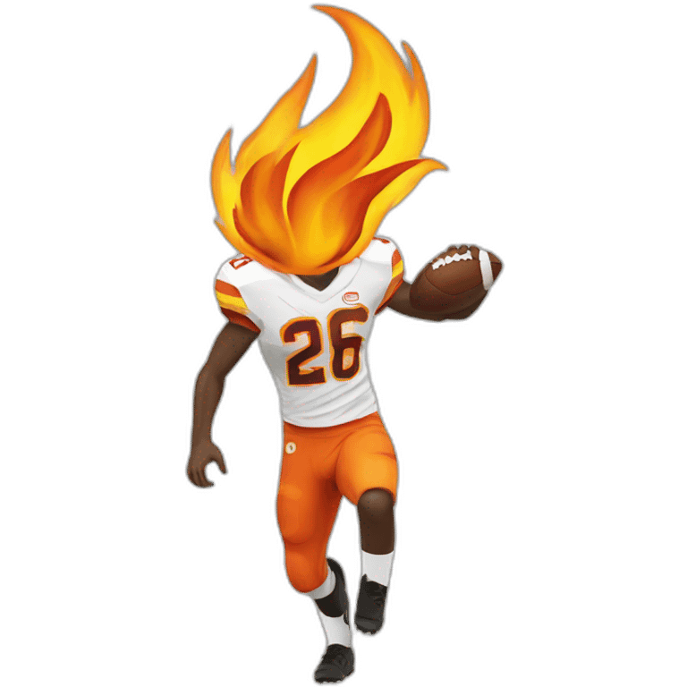 football flame streak emoji