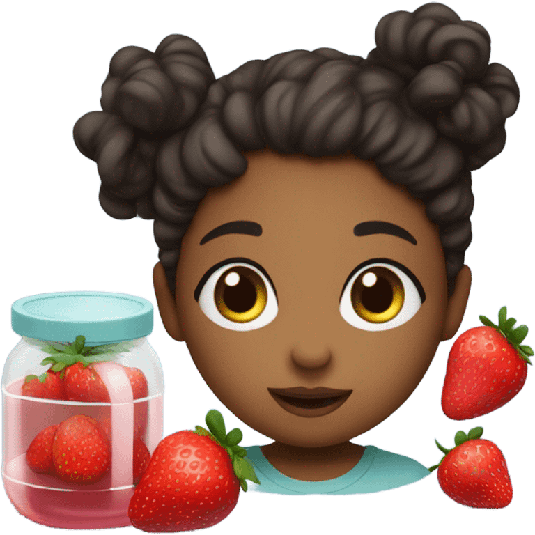 Stormi straberry and jelly  emoji