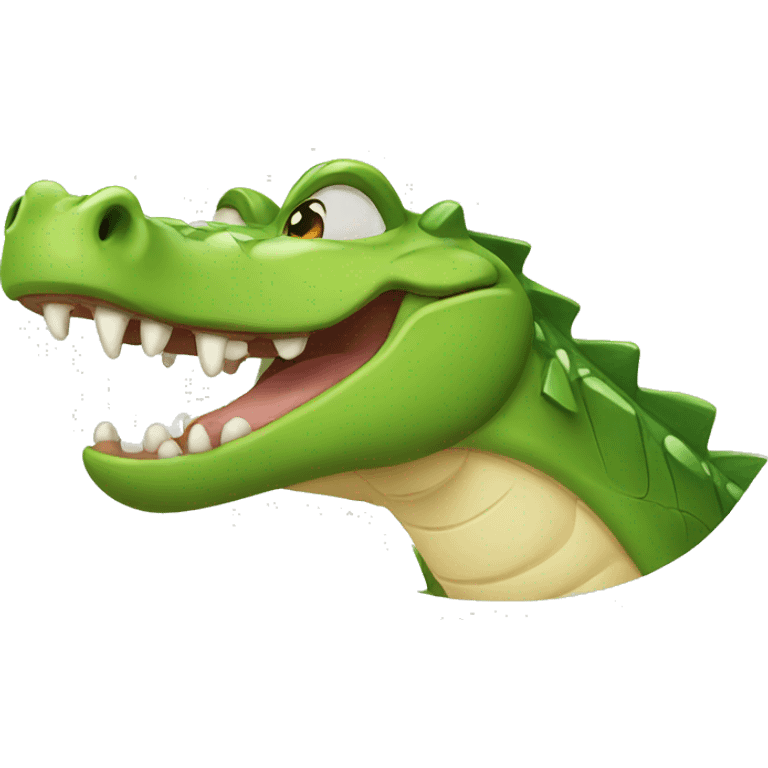 laughing crocodile emoji