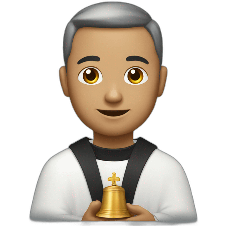 Priest with bell emoji