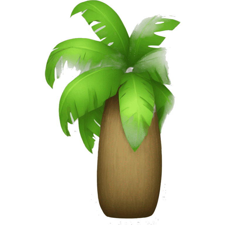  coconut green  emoji