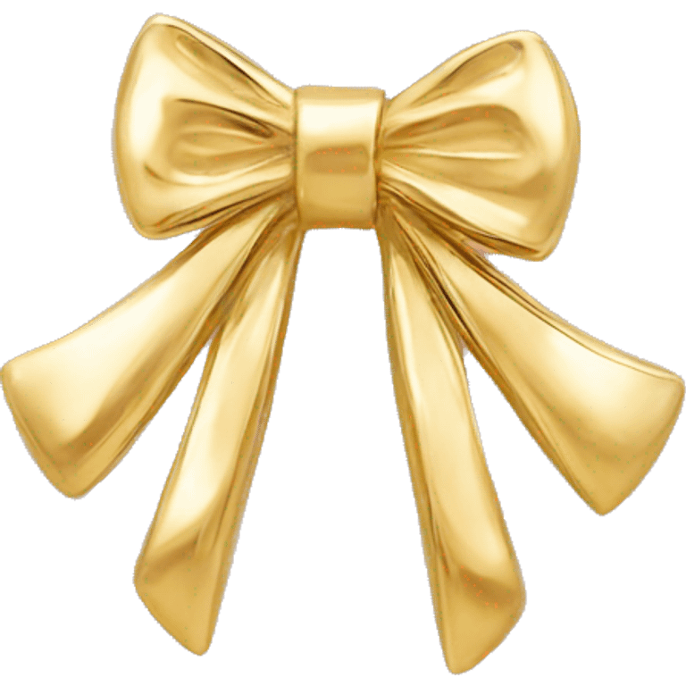 gold bow earrings emoji