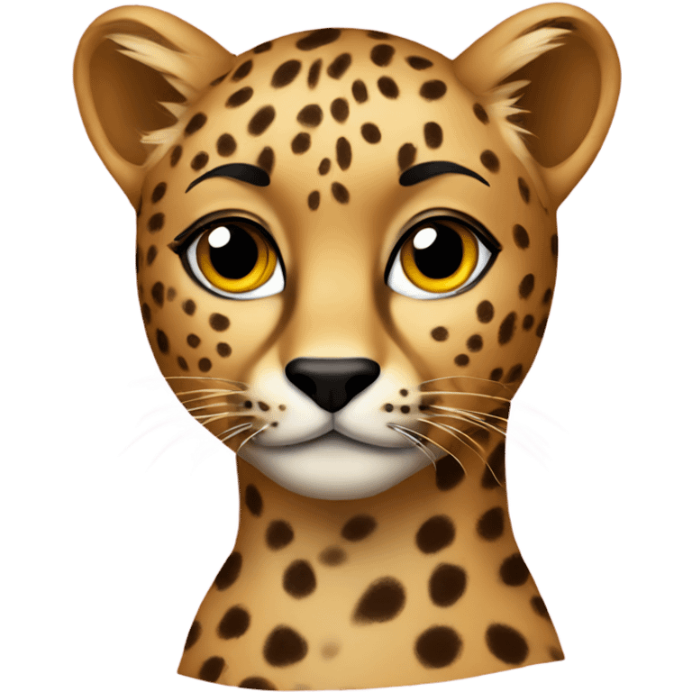 glamour cheetah emoji