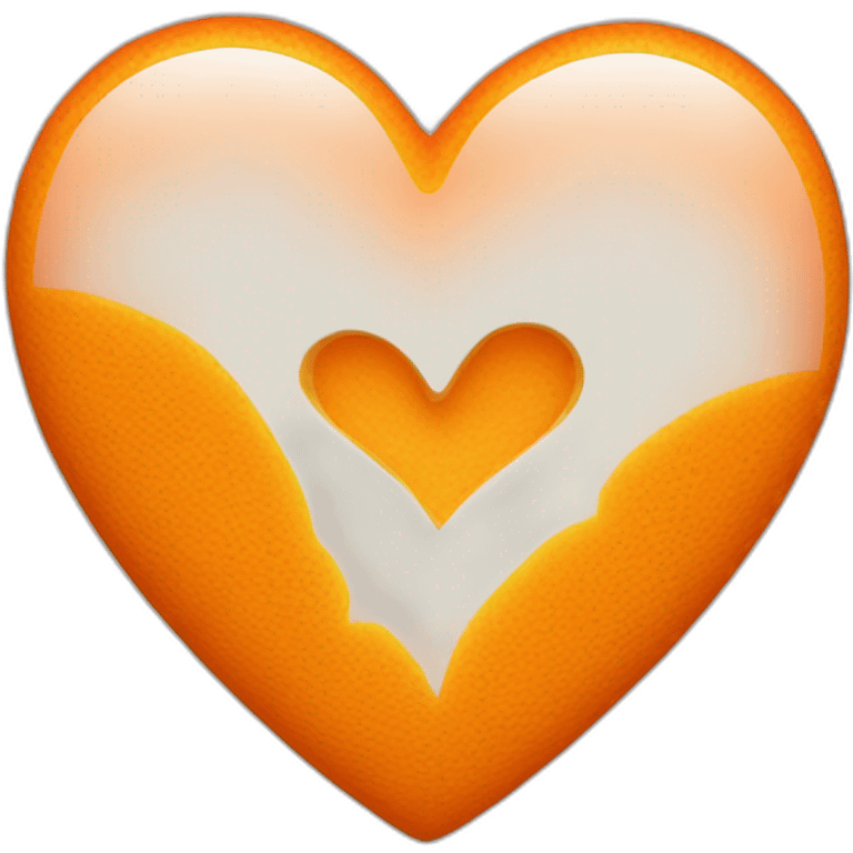 42 orange heart emoji