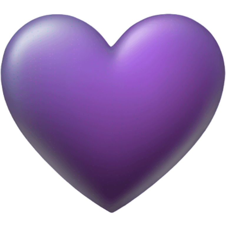 Gradient gray purple  heart emoji