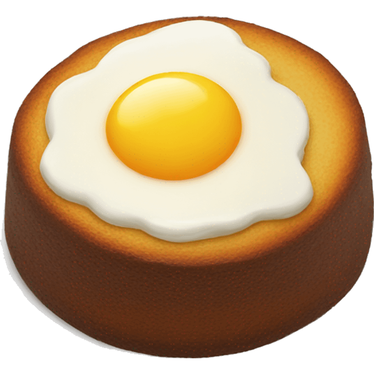 Egg cake emoji