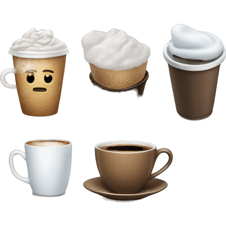 Coffe and winter  emoji