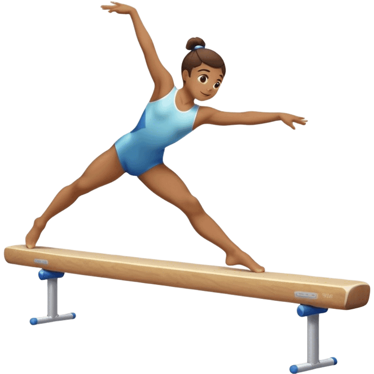 balance beam gymnastics  emoji