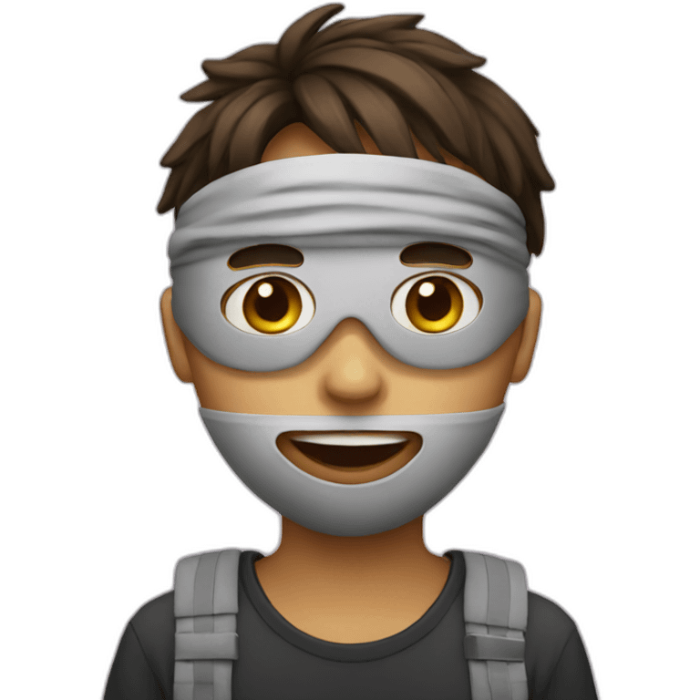 boy in mask emoji