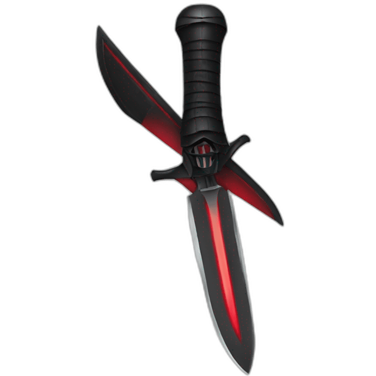 Dark vador sabre rouge emoji