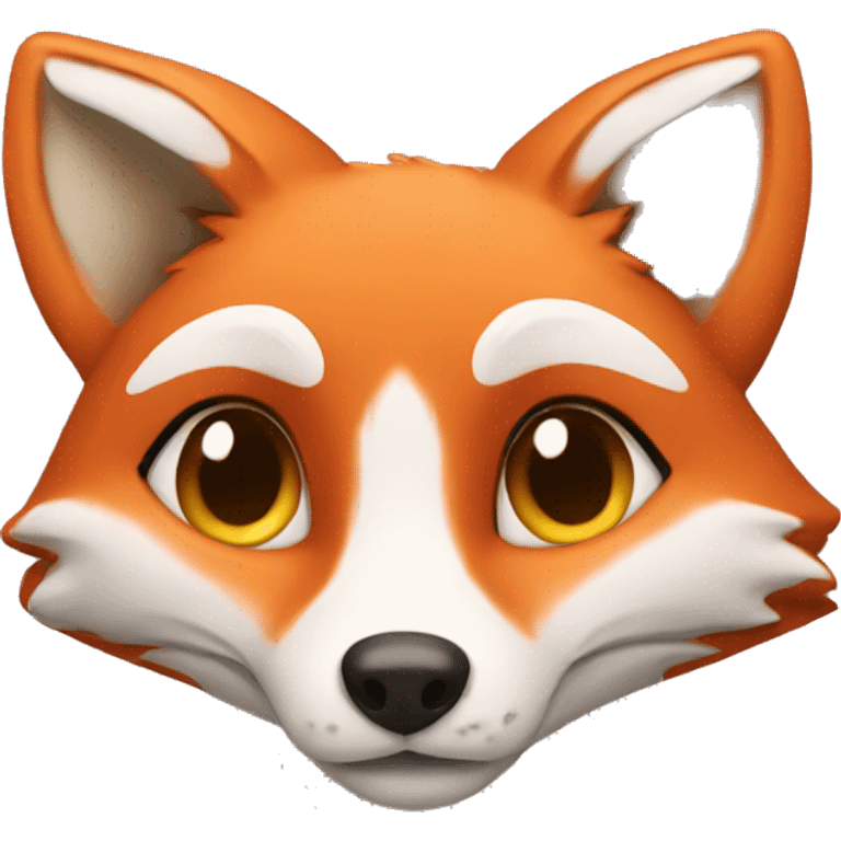 Fox with kisses  emoji