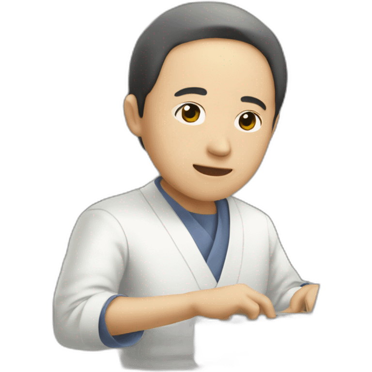 japenese man working emoji