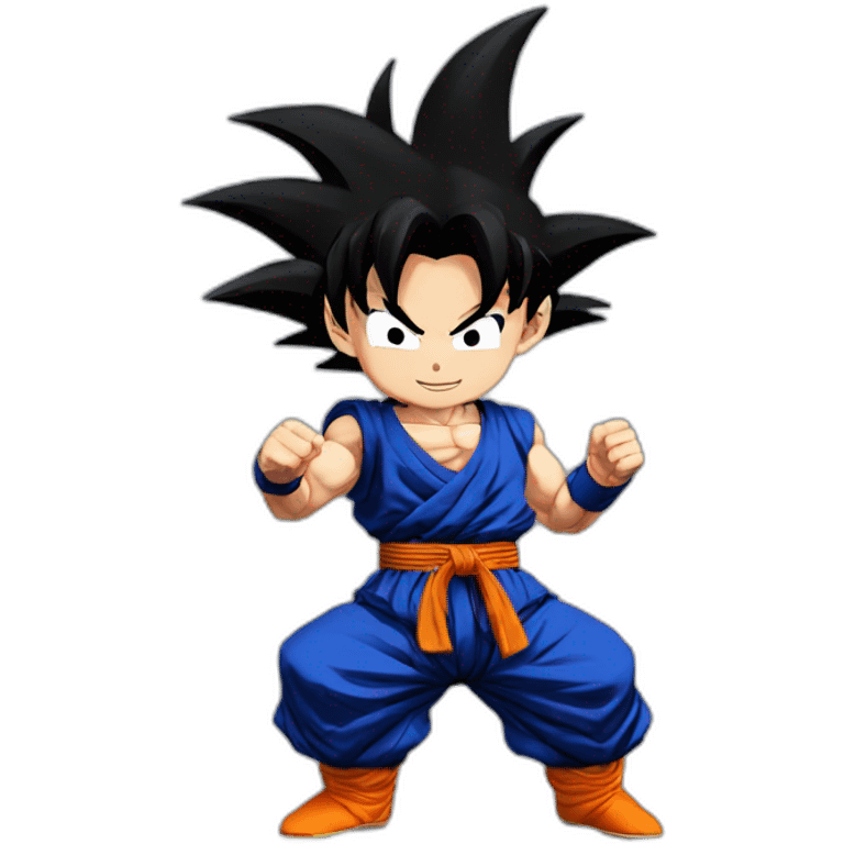 Goku son with gojo starou emoji