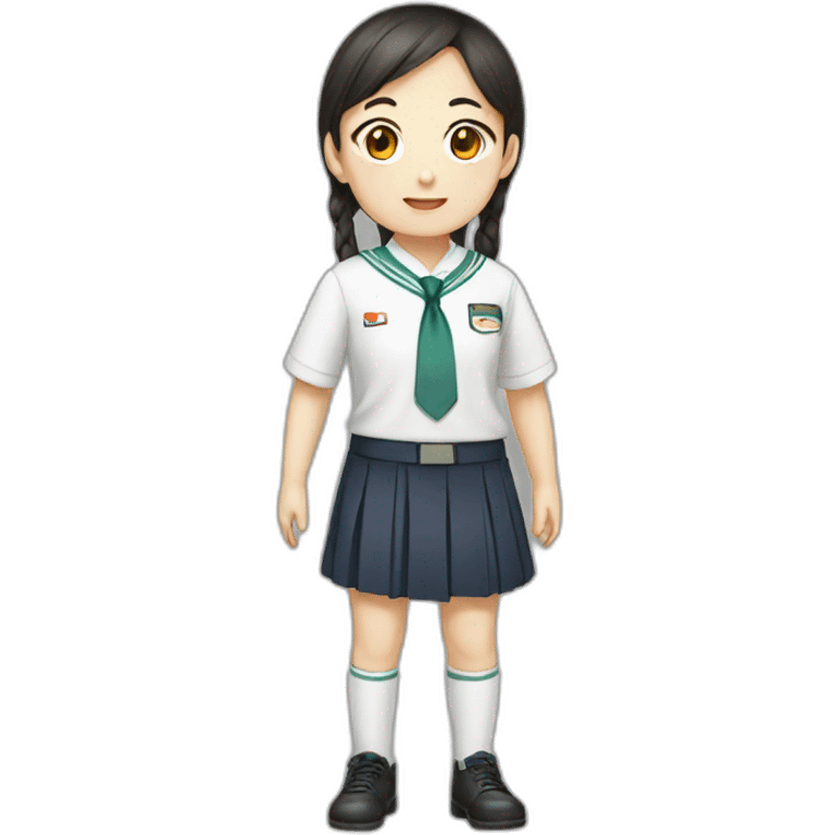 Korean school uniform emoji