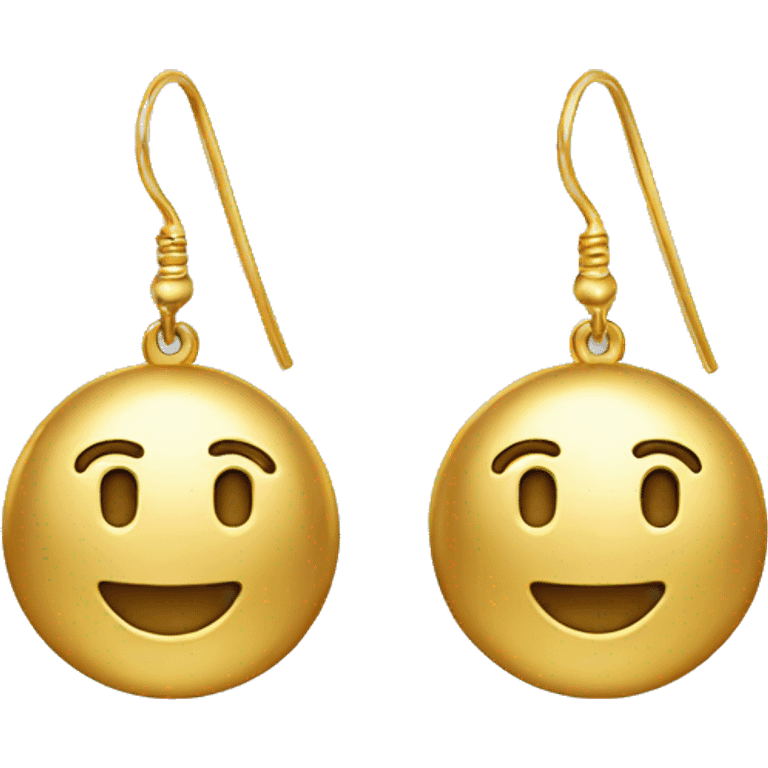  gold earrings  emoji