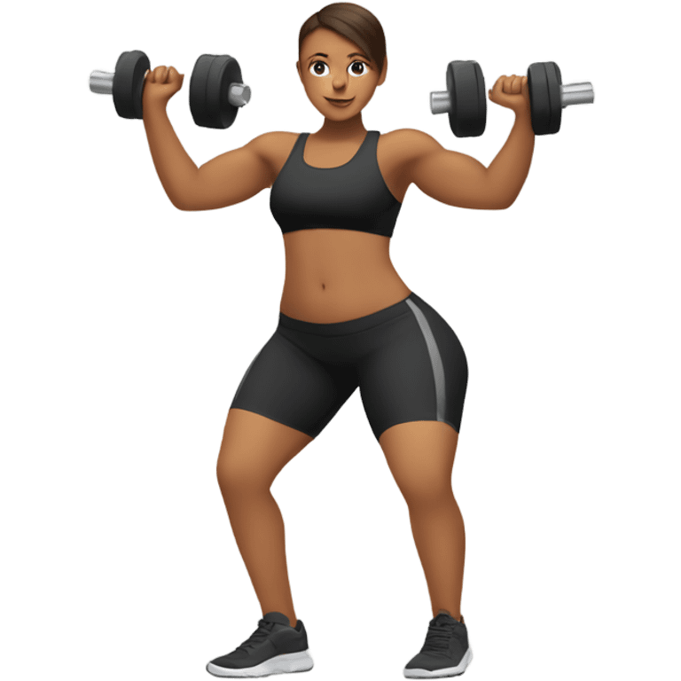 Circle workout weights emoji