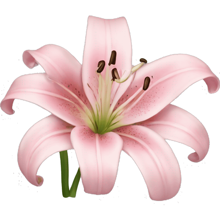 light pink lilium emoji