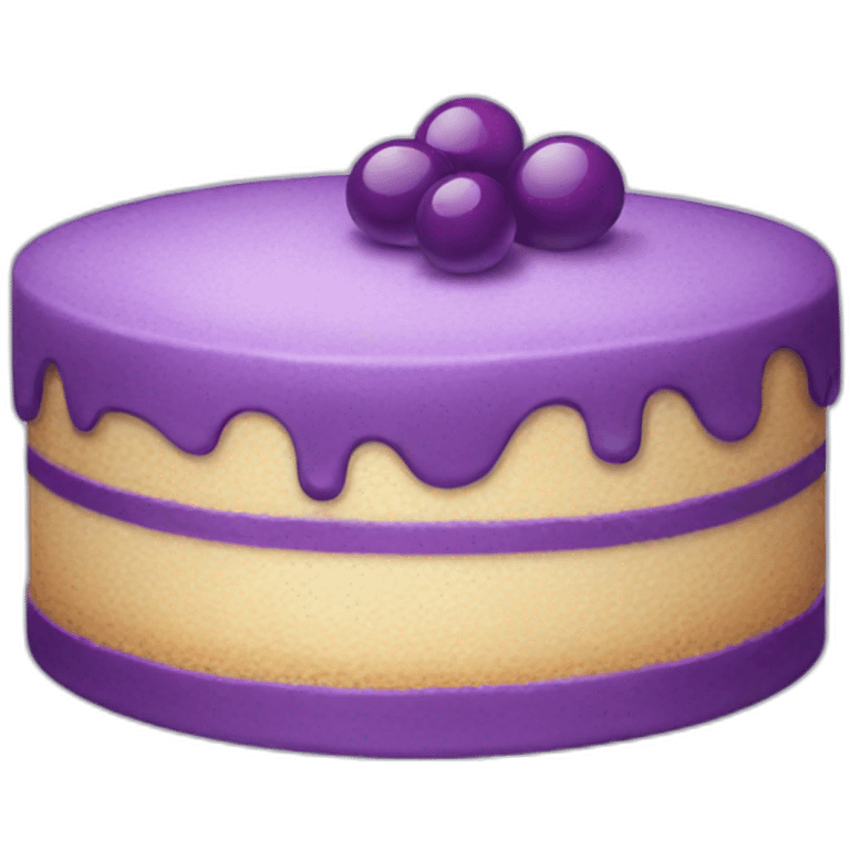 purple cake emoji