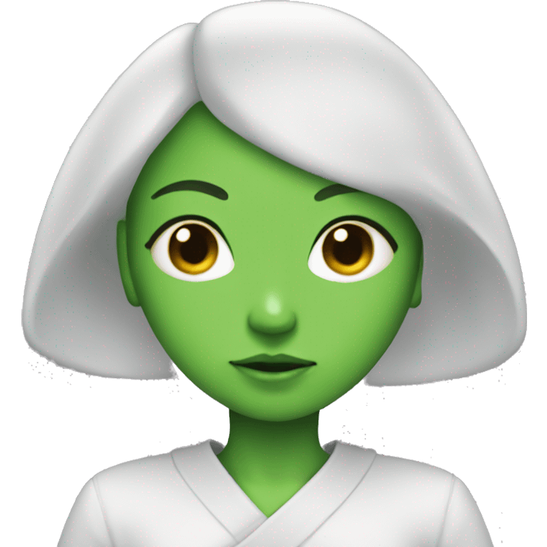 Japanese girl alien emoji