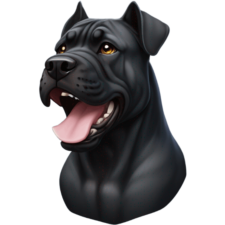 Black presa canario  emoji